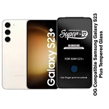 Tempered Glass Guard for Samsung Galaxy S23 Plus 5G | Full HD Screen Protector | Edge-to-Edge Coverage | Anti-Scratch, Easy Installation Kit